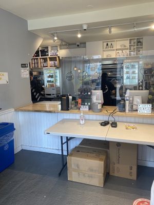 Counter   at Spring Cafe in New York City