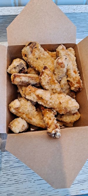 Salt Pepper Mushroom at Spring Cafe in New York City