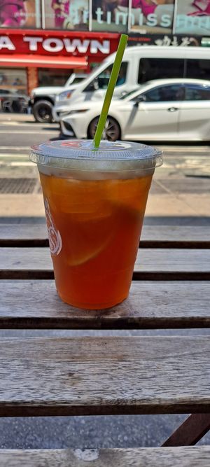 Lemon Iced Tea at Spring Cafe in New York City
