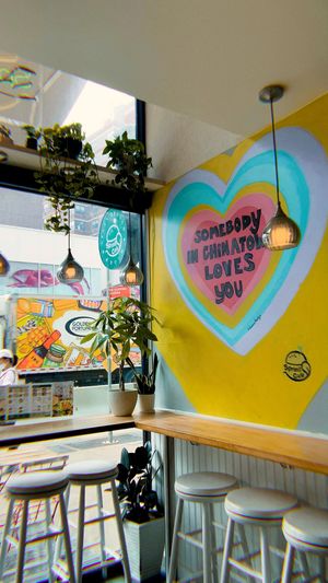   at Spring Cafe in New York City