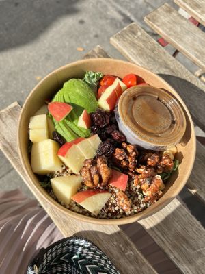 Kale Quinoa Salad - amazing dressing included   at Spring Cafe in New York City