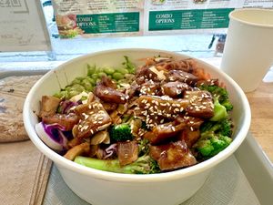 Teriyaki Quinoa Bowl  at Spring Cafe in New York City