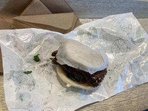 Tofu skin bao at Spring Cafe in New York City