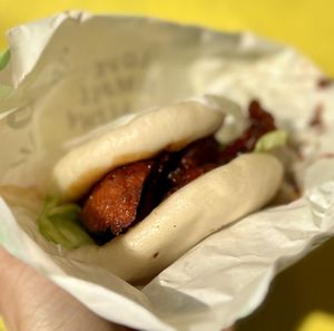 Bbq bao bun  at Spring Cafe in New York City