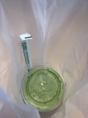 Healthy fresh juice   at Spring Cafe in New York City