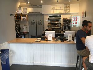 Inside of Spring cafe at Spring Cafe in New York City