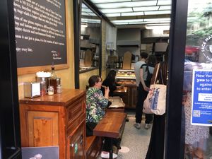 Entire inside of venue at My Pie Pizzeria Romana - 72nd in New York City