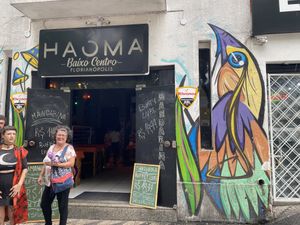 Haha Haoma.  at Mandarina in Florianopolis