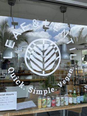 Store Front at Leaf & Lentil in Sarasota