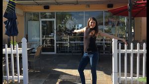 Owner Sheila Siegel at the soft opening. at Leaf & Lentil in Sarasota