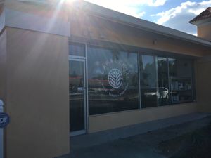 Front entrance leading to the street. at Leaf & Lentil in Sarasota