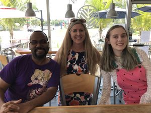 Good friends from WSLR! at Leaf & Lentil in Sarasota