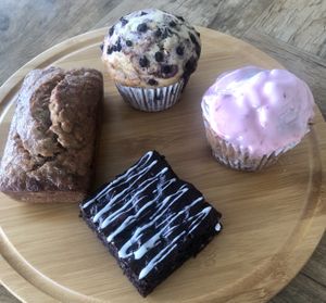 They’re here! Cookies, brownies, muffins, and more from We Vegan Eats - the amazing vegan bakery. Now available at Leaf & Lentil. I could eat all of these every day.  at Leaf & Lentil in Sarasota