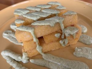 Polenta fries at Leaf & Lentil in Sarasota