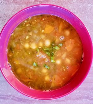 Moroccan Harira Soup!  at Leaf & Lentil in Sarasota