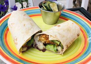 Falafel Wrap special   at Leaf & Lentil in Sarasota