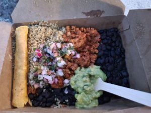 Absolutely delicious Mexican bowl at The Cocinita in Miami