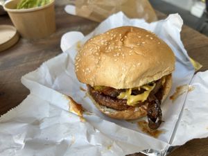 Yummy Burger!  at The Cocinita in Miami