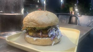 Mr Mitrano Burger  at The Cocinita in Miami