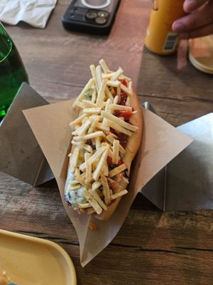 Hot dog at The Cocinita in Miami