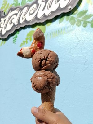 Oaxacan Chocolate Ice Cream at Glotonería in Oaxaca