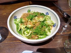 ORECCHIETTE & CIME DI RAPE: Signature Apulian pasta with turnip tops at Terra Rossa in North London