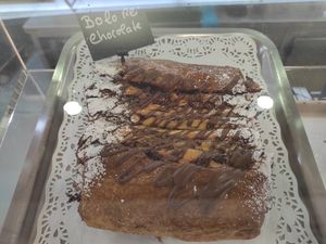 Bolo Rei de Chocolate Vegan at Padaria São Mamede in Matosinhos
