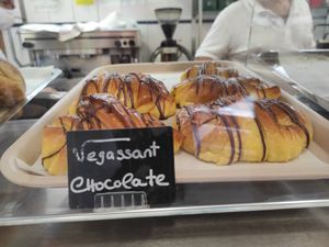 Croissant de Chocolate Vegan at Padaria São Mamede in Matosinhos