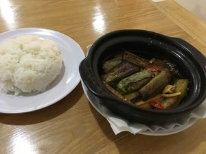 Eggplant stew with ginger  at Hoa Sen in Phan Thiet