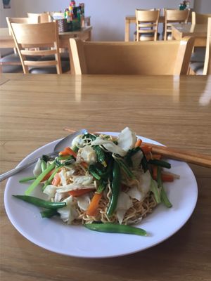 Noodles with veg  at Hoa Sen in Phan Thiet