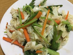 Veggie Stirfry at Hoa Sen in Phan Thiet