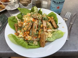 Thai Salad  at Zinc Cafe and Market in Laguna Beach