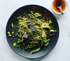 Green Goddess Noodles at Palm Greens in East London
