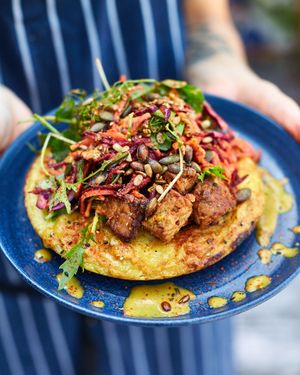 Savoury Pancake Special at Palm Greens in East London