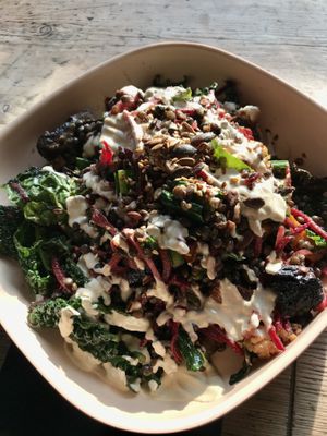 Custom salad  at Palm Greens in East London