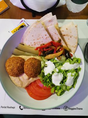 🌸Falafel bowl 🌸 at Veggies in Tirana