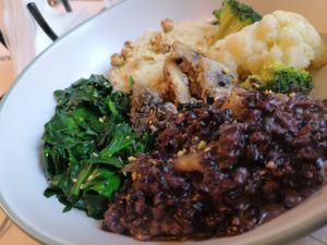 Shiva bowl at Veggies in Tirana