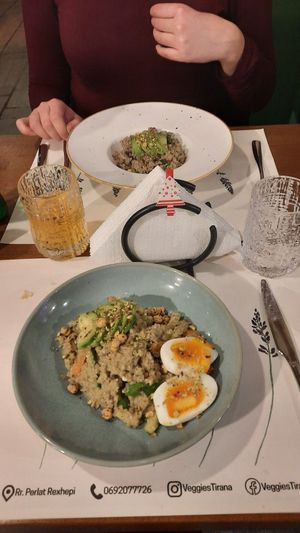 Buddha bowl at Veggies in Tirana