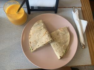 Quacamole quesdillas  at Veggies in Tirana