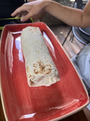 Classic burrito  at Veggies in Tirana