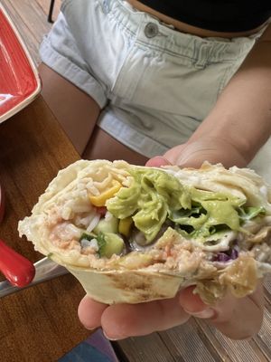  Classic burrito  at Veggies in Tirana