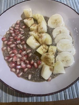 Chia pudding   at Veggies in Tirana