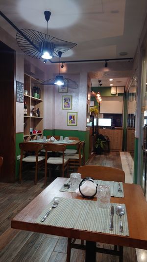 Inside at Veggies in Tirana