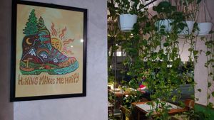 Decoration at Veggies in Tirana