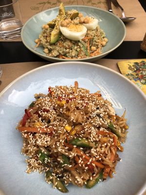 Vegetarian and vegan dish  at Veggies in Tirana