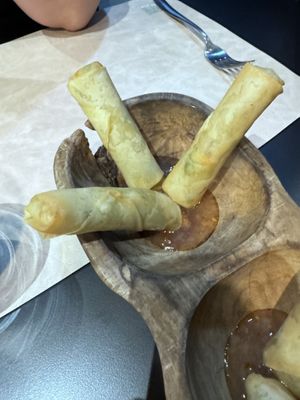 Spring rolls   at Veggies in Tirana