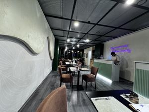 The restaurant   at Veggies in Tirana