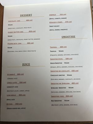   at Veggies in Tirana