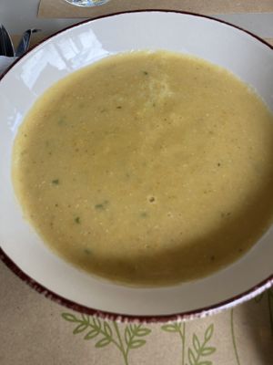 lentile soup  at Veggies in Tirana