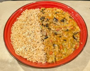 Thai Curry at Veggies in Tirana